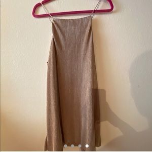 UO champagne dress